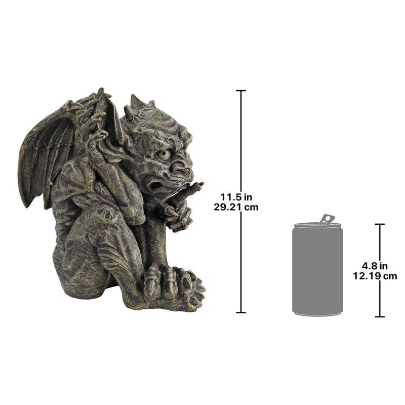Design Toscano Whisper The Gothic Gargoyle Statue & Reviews | Wayfair